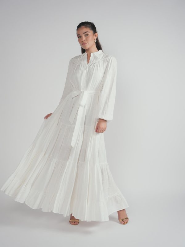 The linen maxi dress